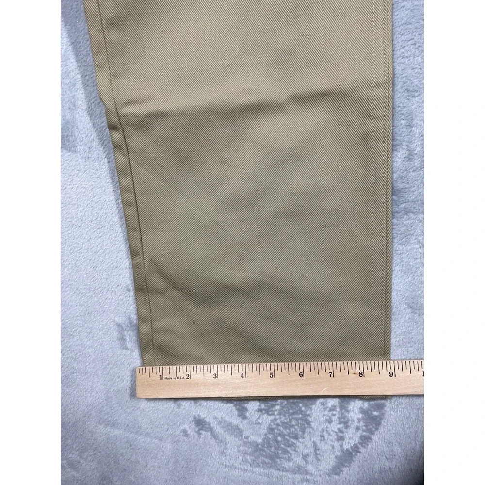 Vintage Levis 509 9722 Mens 38x34 Tan Khaki Straight Leg Jeans Made USA 80s NEW